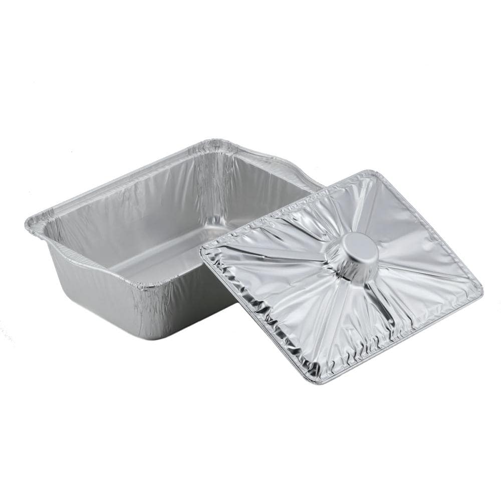 Ｌ’ＣＲＥＳＴ（ルクレスト）　蓋付きアルミ鍋　角　２９ｃｍ　５枚組