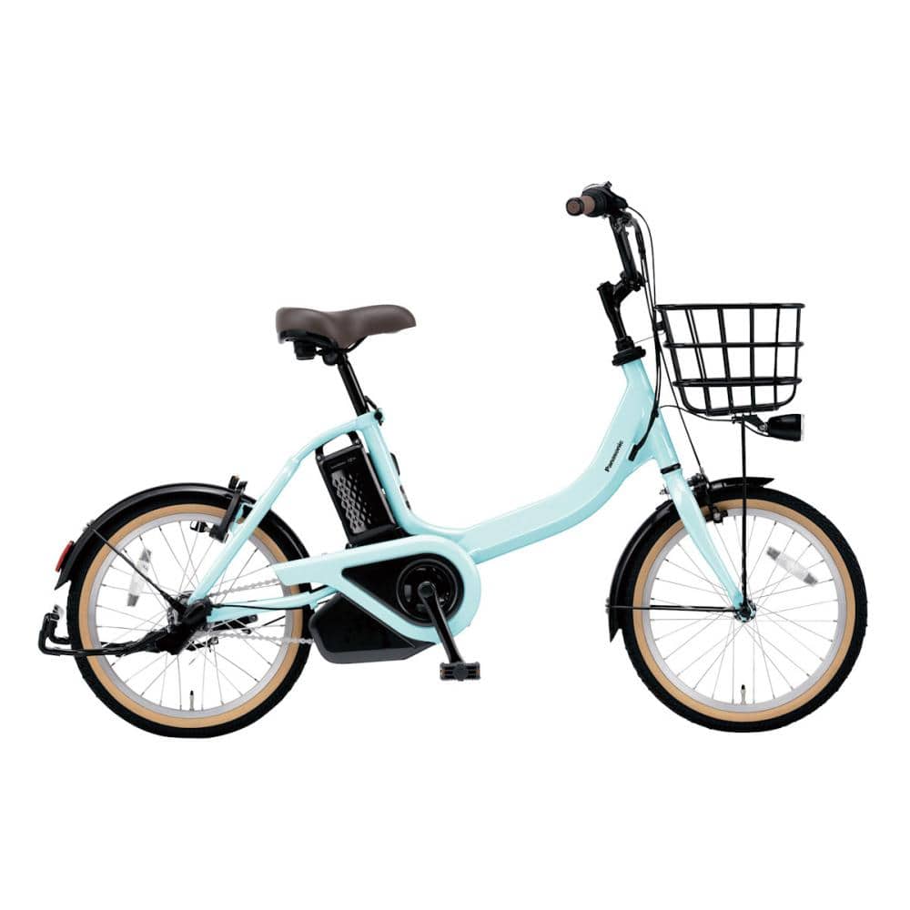 パナソニック　電動アシスト自転車　２５ビビＳ１８　１８インチ　ペールアクアブルー