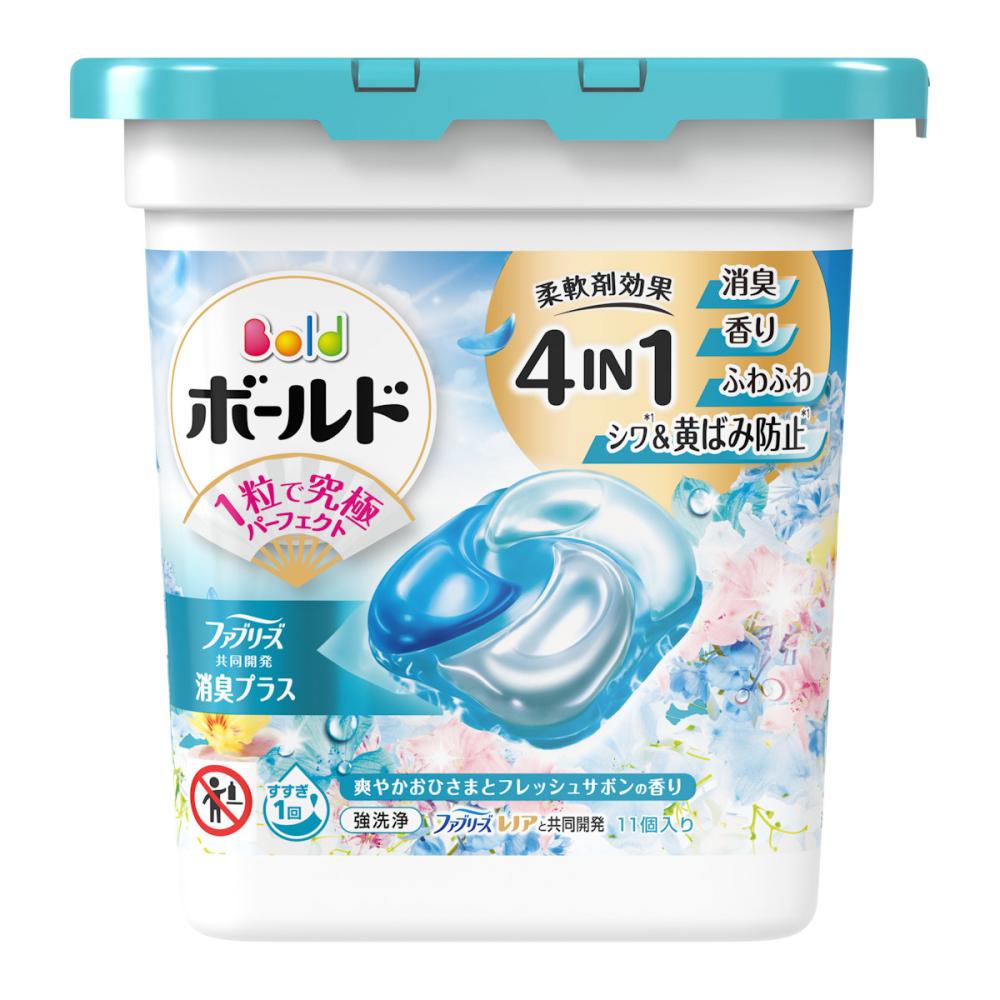 Ｐ＆Ｇ　ボールドジェルボール４Ｄ　爽やかフレッシュフラワーサボンの香り　本体　１１個入り