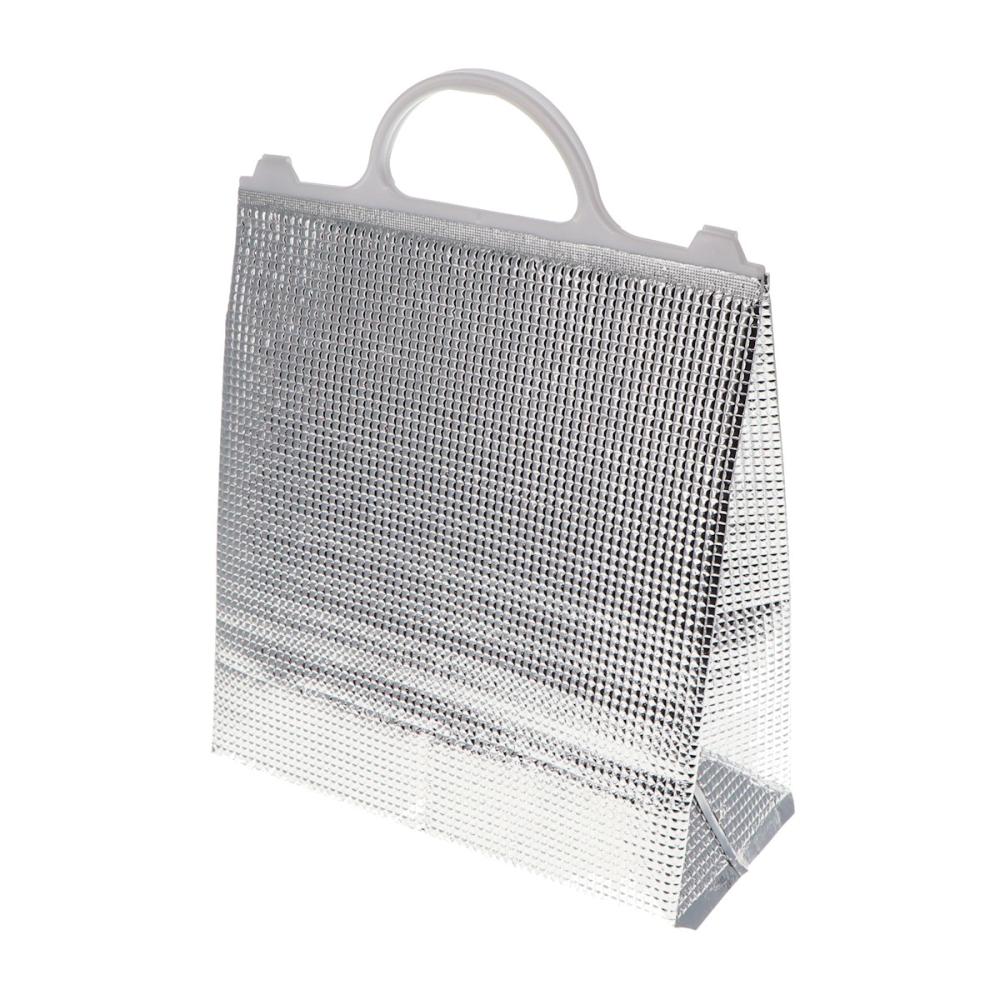 アテーナライフ　取っ手付き保冷アルミバック　Ｍ　３０×３３ｃｍ