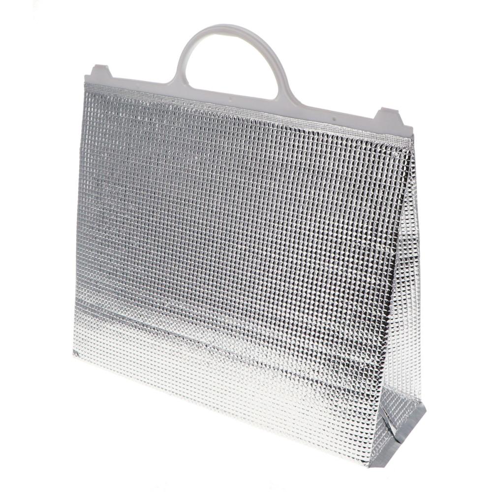 アテーナライフ　取っ手付き保冷アルミバック　Ｌ　３８×３１ｃｍ