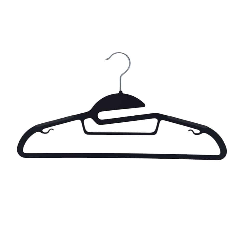 アテーナライフ　襟元が伸びにくくすべりにくい薄型ハンガー　５本組