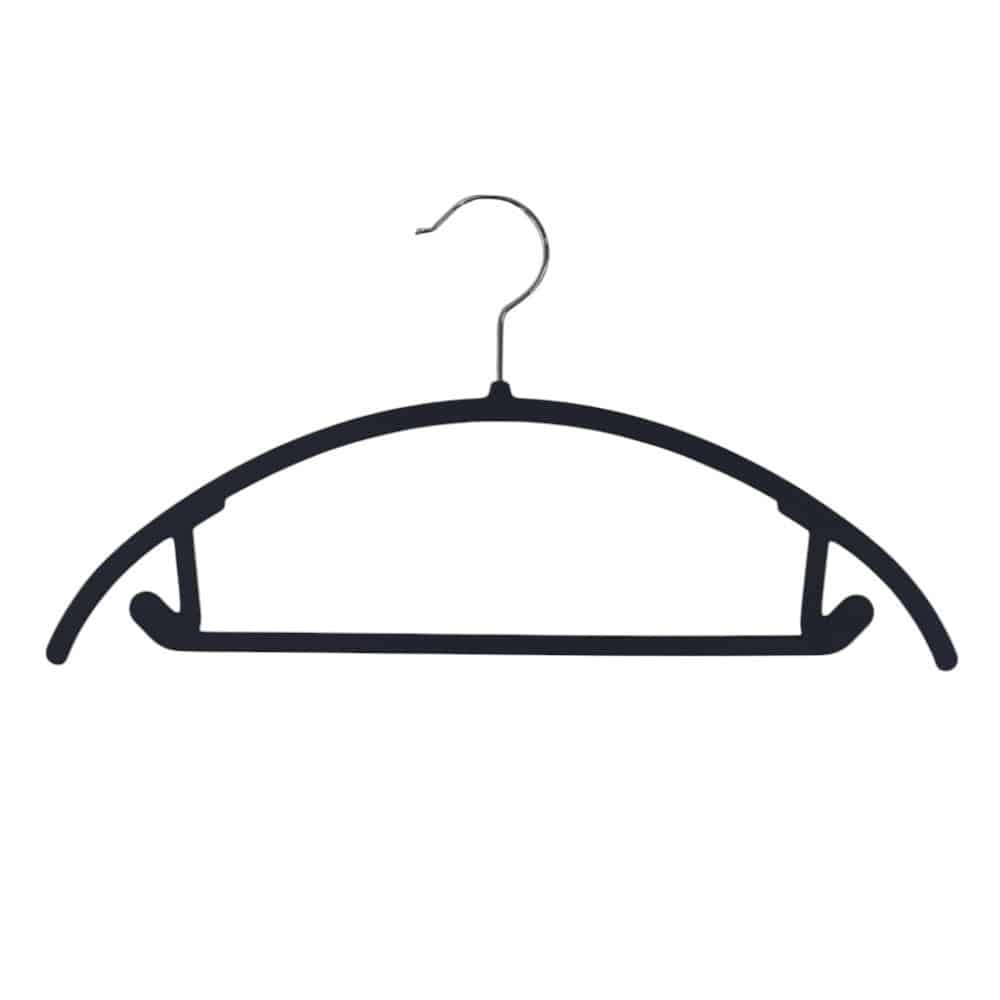 アテーナライフ　型崩れしにくくすべりにくい薄型ハンガー　５本組