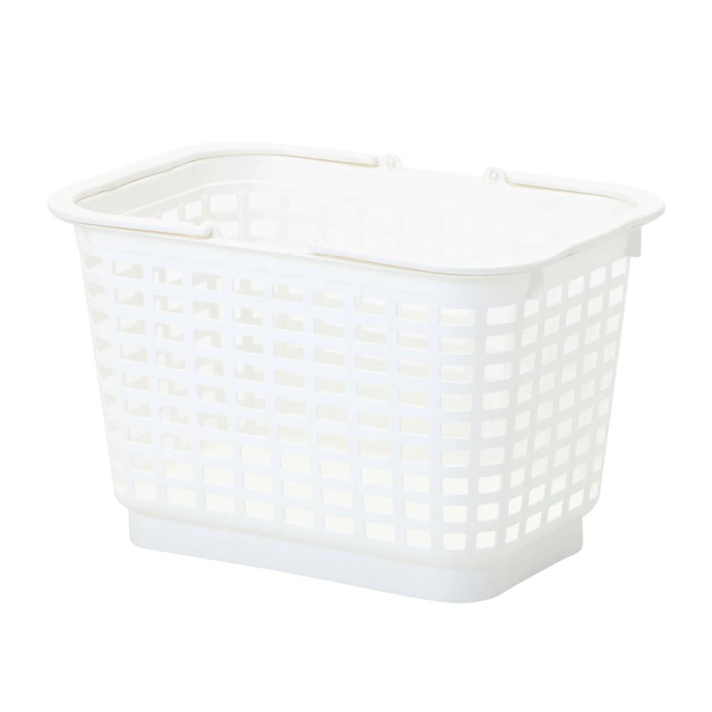 アテーナライフ　脚付き楽々バスケット　ホワイト