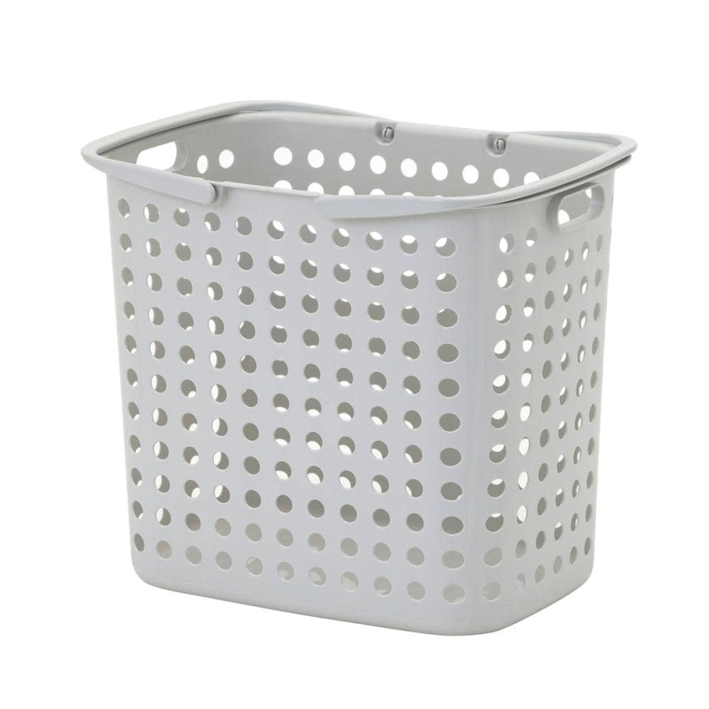 アテーナライフ　ランドリーバスケット　ライトグレー　Ｌ