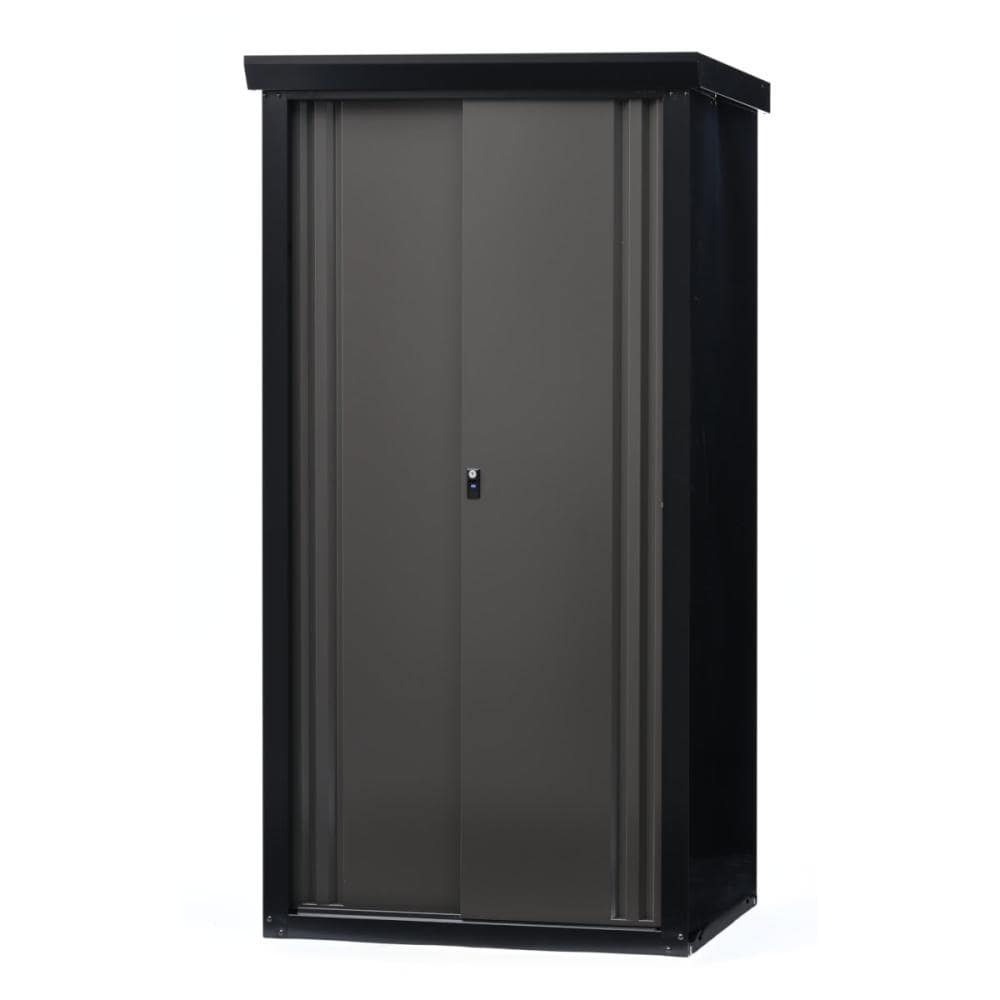 グリーンライフ　収納庫　ダシーレ　ブラック＆アッシュグレー　ＳＲＭ－０９１８（ＢＫ＆ＡＧＹ）