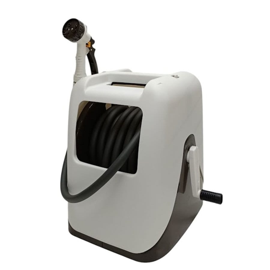 Ｂｒｅｅｚｙ　Ｇｒｅｅｎ　ホースリールフルカバー付き　２０ｍ　ＰＲＱＣ－２０ＧＳ