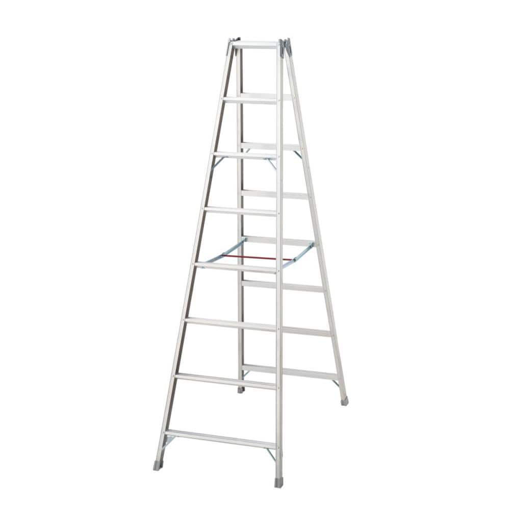 長谷川工業　長尺専用アルミ脚立　軽量スタンダード型　８尺　ＴＯＰ－２４ｂ