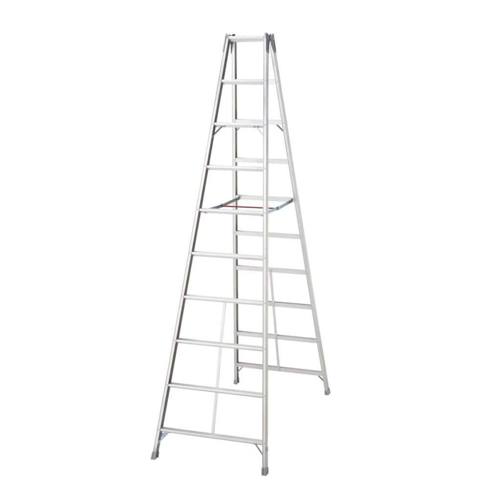 長谷川工業　長尺専用アルミ脚立　軽量スタンダード型　１０尺　ＴＯＰ－３０ｂ