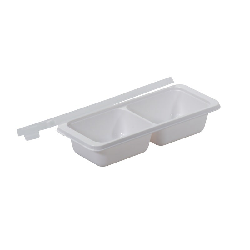 パール金属　冷凍つくりおきおかずカップトレー　角中・小判中　２ブロック　２個組