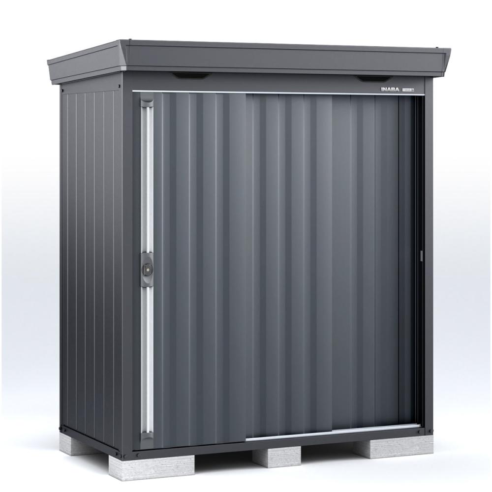 イナバ　フォルタ　豪雪型　約幅１．８×奥行１．４m　高さ２３８５ｍｍ　チャコールグレー　ＦＳ－１８１４ＨＦ