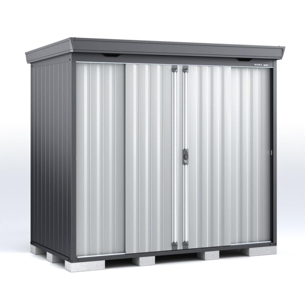 イナバ　フォルタ　一般型　約幅２．７×奥行１．４m　高さ２０８５ｍｍ　エボニーブラウン　ＦＳ－２６１４ＳＦ　