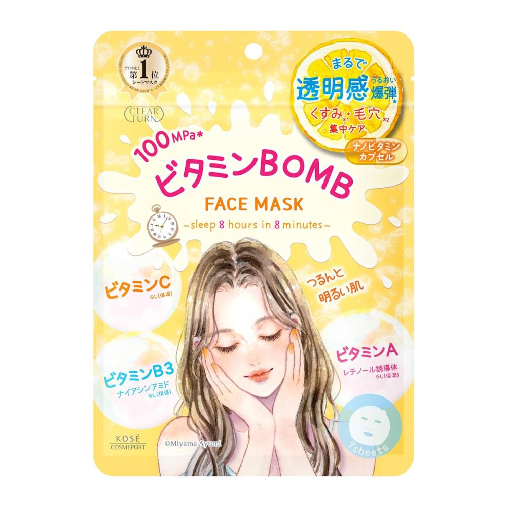 コーセー　クリアターン　ビタミンＢＯＭＢマスク　７枚