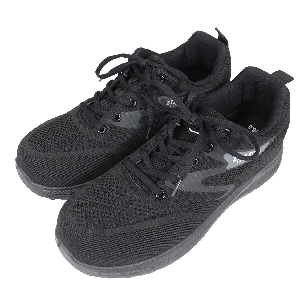 コーコス信岡　インジェクションソールセーフティーシューズ　ブラック　２６．０ｃｍ　ＨＺ３８０