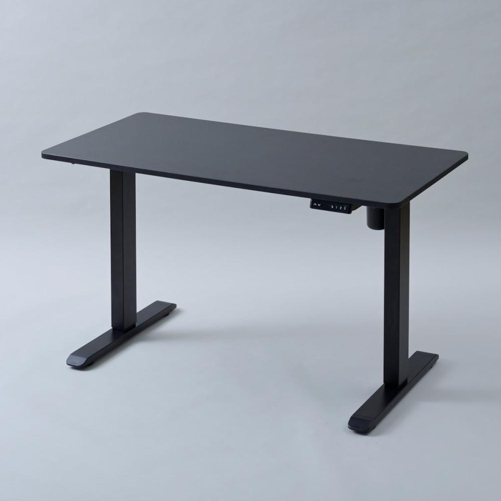 電動昇降デスク　幅１２０×高さ７１～１１６×奥行６０ｃｍ　ブラック／マットブラック　ＡＥＤ１２６０（ＢＫ／ＭＢＫ）