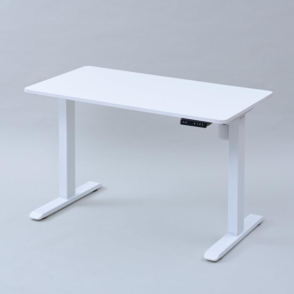 電動昇降デスク　幅１２０×高さ７１～１１６×奥行６０ｃｍ　ホワイト／マットホワイト　ＡＥＤ１２６０（ＷＨ／ＭＷH）