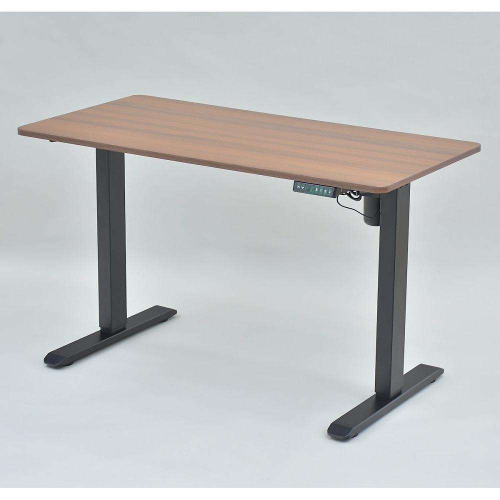 電動昇降デスク　幅１２０×高さ７１～１１６×奥行６０ｃｍ　チェリーブラウン／マットブラック　ＡＥＤ１２６０（ＣＢＲＭＢK）