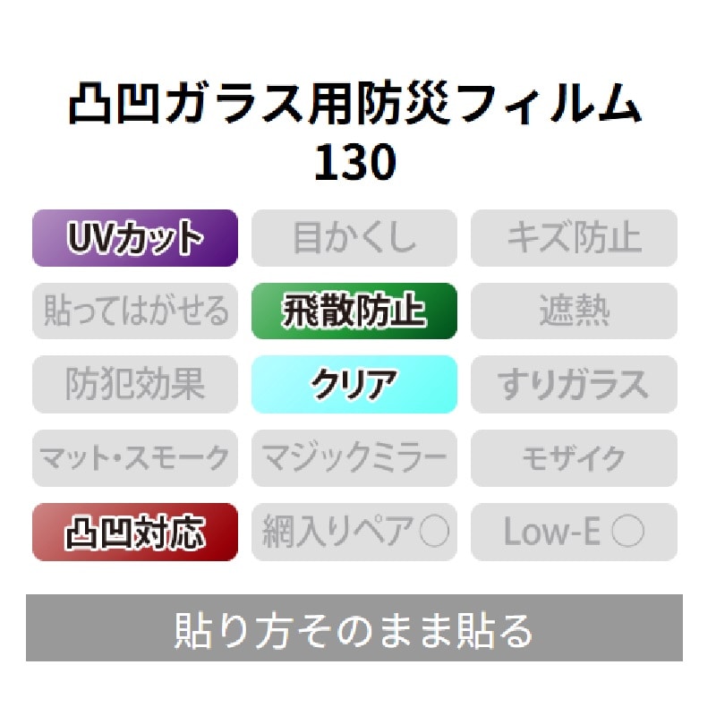 窓フィルム　防災・地震対策フィルム　オーダーカット１０ｃｍ単位
