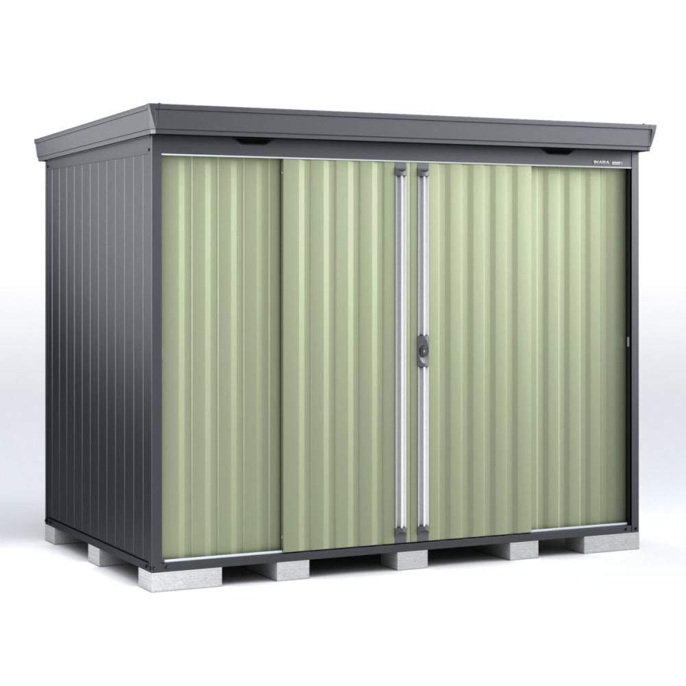 イナバ　フォルタ　豪雪型　約幅３．１×奥行１．８m　高さ２０８５ｍｍ　チャコールグレー　ＦＳ－３０１８ＳＦ