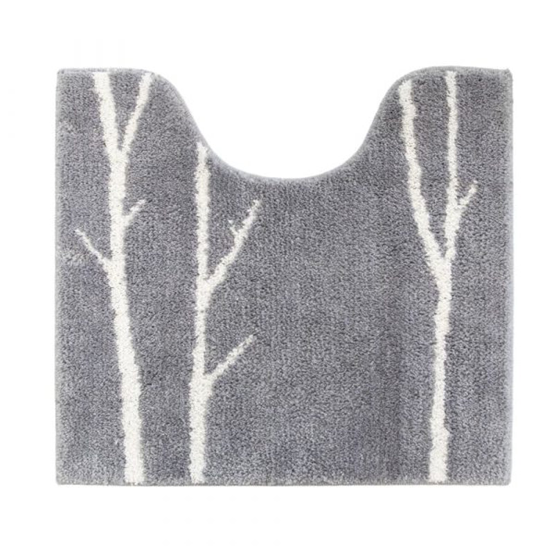 マトカ　トイレマット　５５×６０ｃｍ　グレー