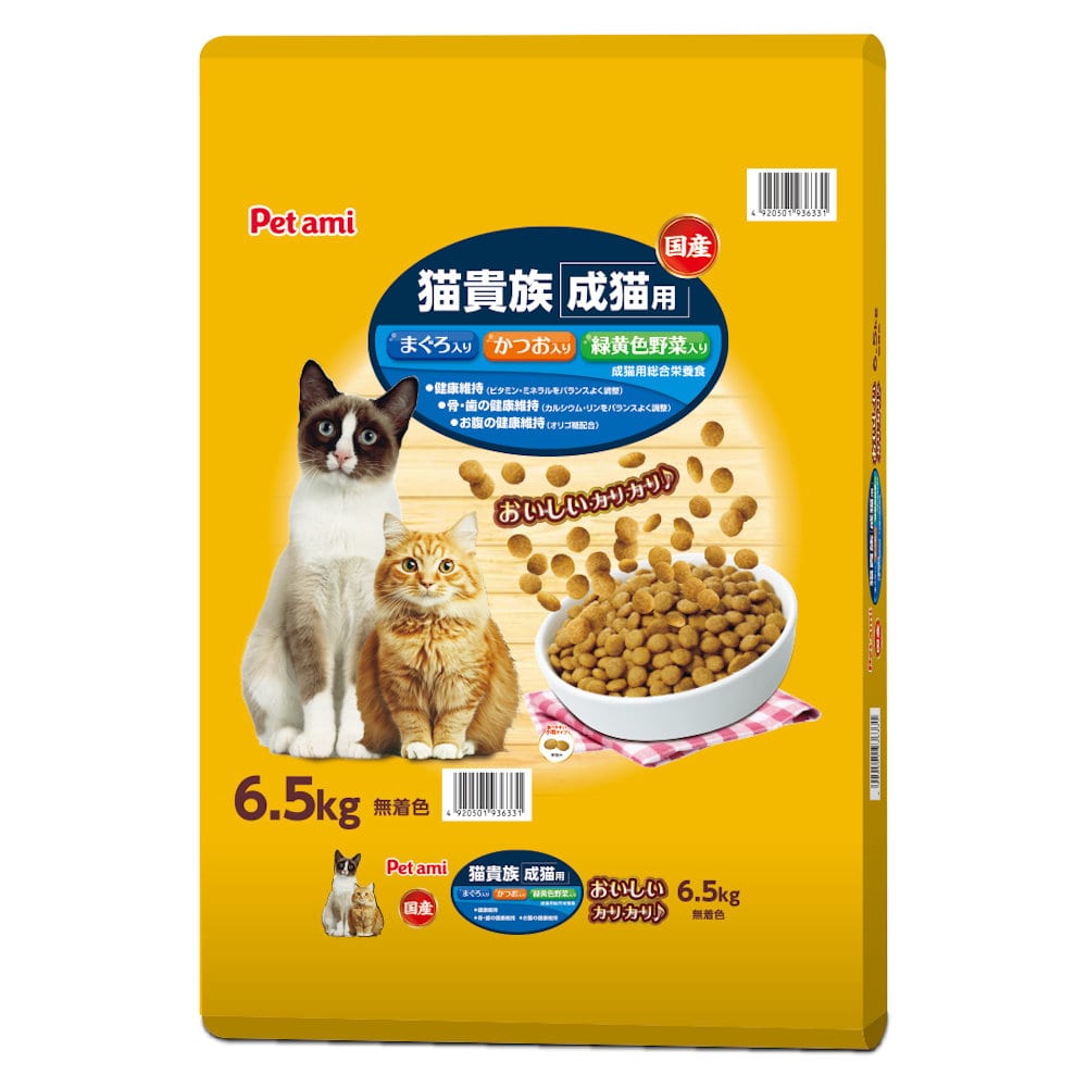 Ｐｅｔａｍｉ　猫貴族　まぐろ・かつお味　６．５ｋｇ