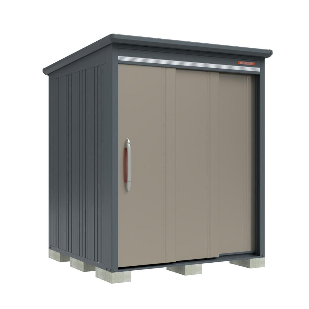 タクボ物置　ＢＥＬＯＳ　間口１７３×奥行１８０ｃｍ　側面棚タイプ　豪雪型・結露減少屋根　ルミナスシルバー　Ｂ－Ｋ１７１８ＹＬＳ