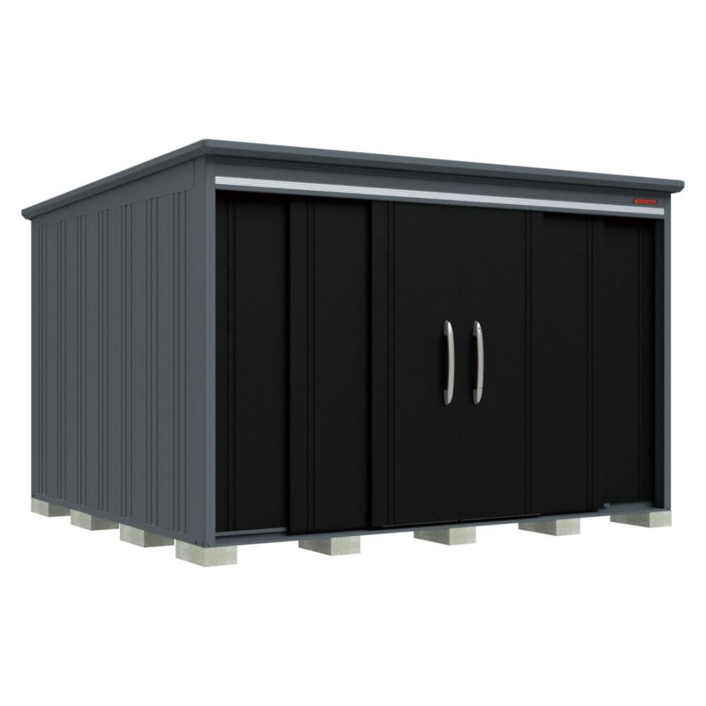 タクボ物置　ＢＥＬＯＳ　間口３３３×奥行３００ｃｍ　側面棚タイプ　一般型・結露減少屋根　ルミナスシルバー　Ｂ－Ｚ３３３０ＹＬＳ