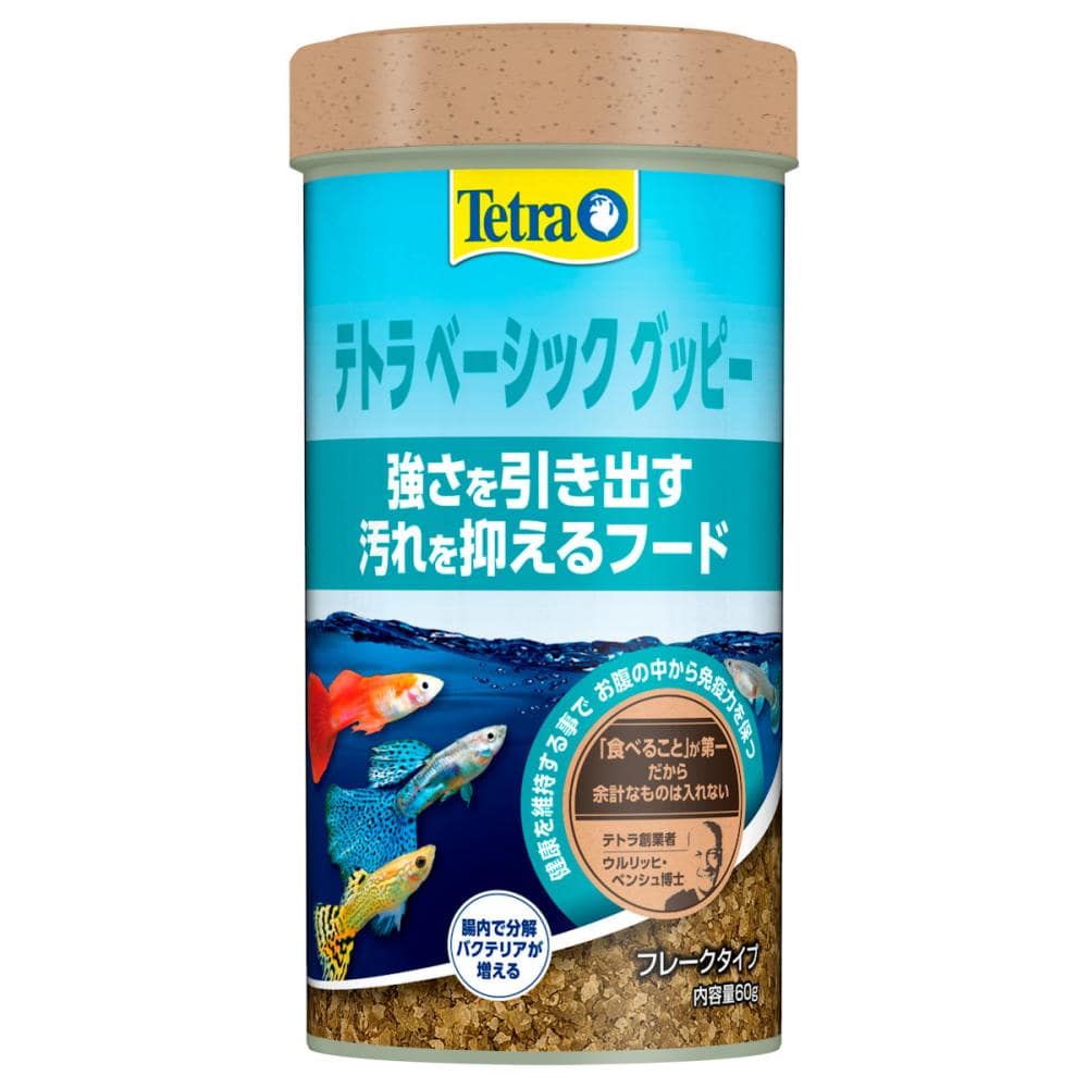 テトラ　ベーシック　グッピー　６０ｇ