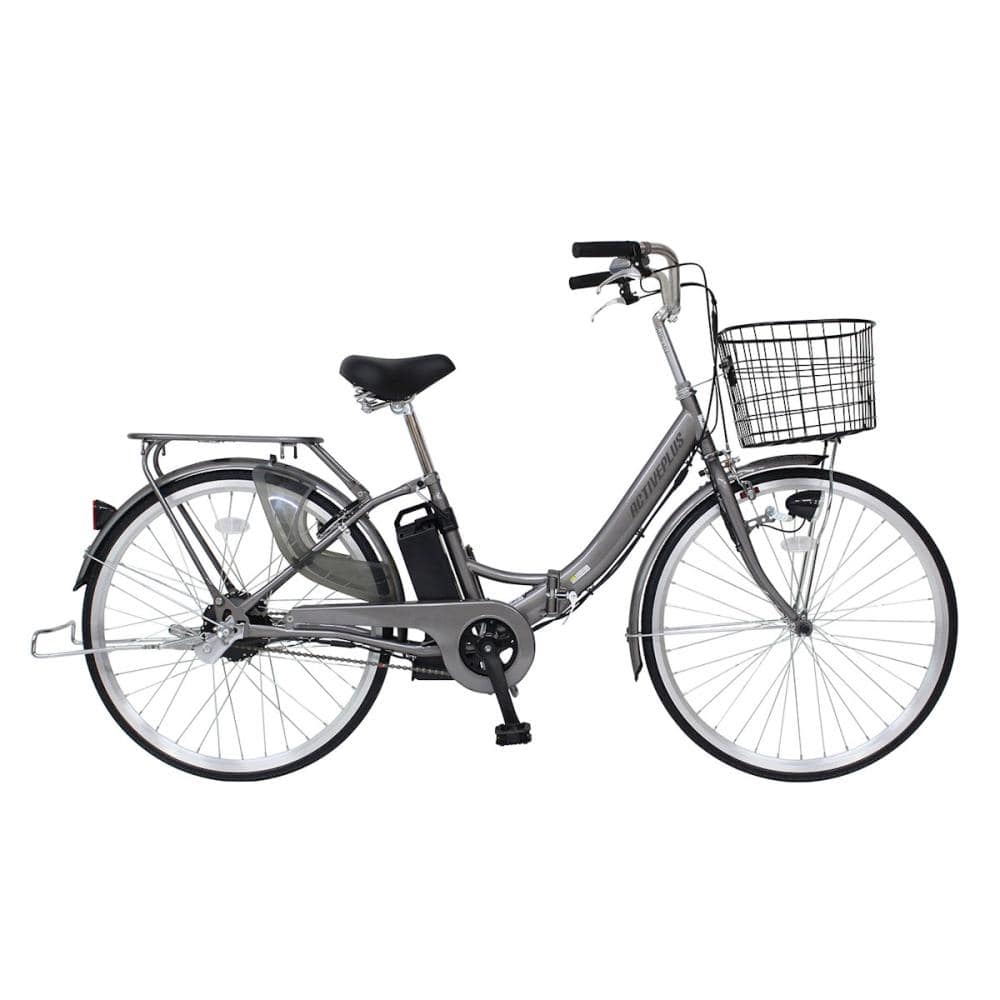 ミムゴ　電動アシスト折りたたみノーパンク自転車　ＡＣＴＩＶＥＰＬＵＳ　２６インチ　ＦＤＢ２６ＥＢ