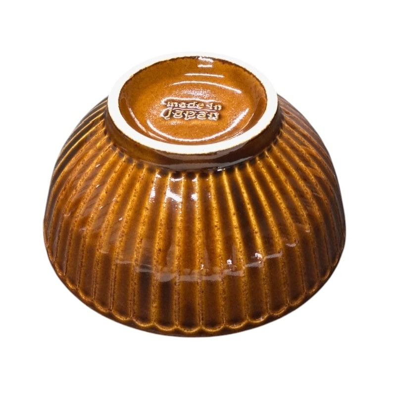 白羊苑　軽量茶碗　ブラウン