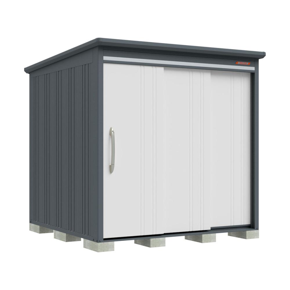 タクボ物置　ＢＥＬＯＳ　間口２１３×奥行２２０ｃｍ　側面棚タイプ　豪雪型・結露減少屋根　アンバーゴールド　Ｂ－Ｋ２１２２ＹＡＢ