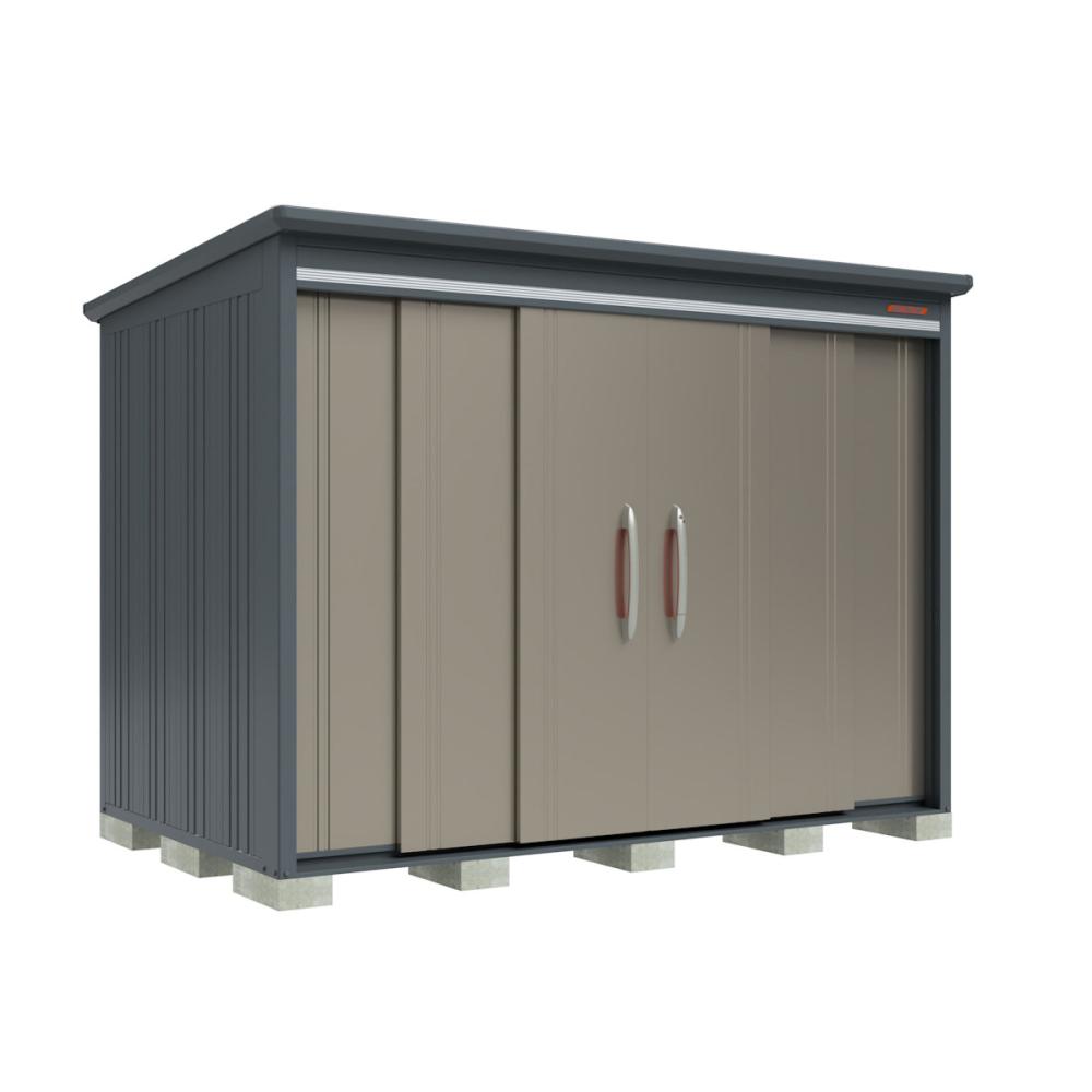 タクボ物置　ＢＥＬＯＳ　間口２９３×奥行１８０ｃｍ　背面棚タイプ　一般型・標準屋根　アンバーゴールド　Ｂ－２９１８ＡＢ