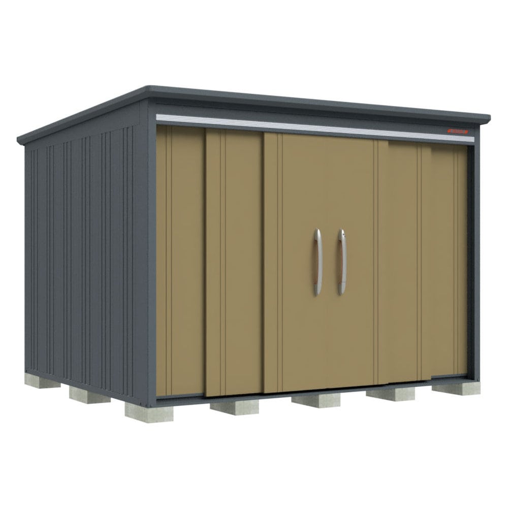 タクボ物置　ＢＥＬＯＳ　間口２９３×奥行２６０ｃｍ　棚なしタイプ　一般型・結露減少屋根　アンバーゴールド　Ｂ－Ｚ２９２６ＮＡＢ