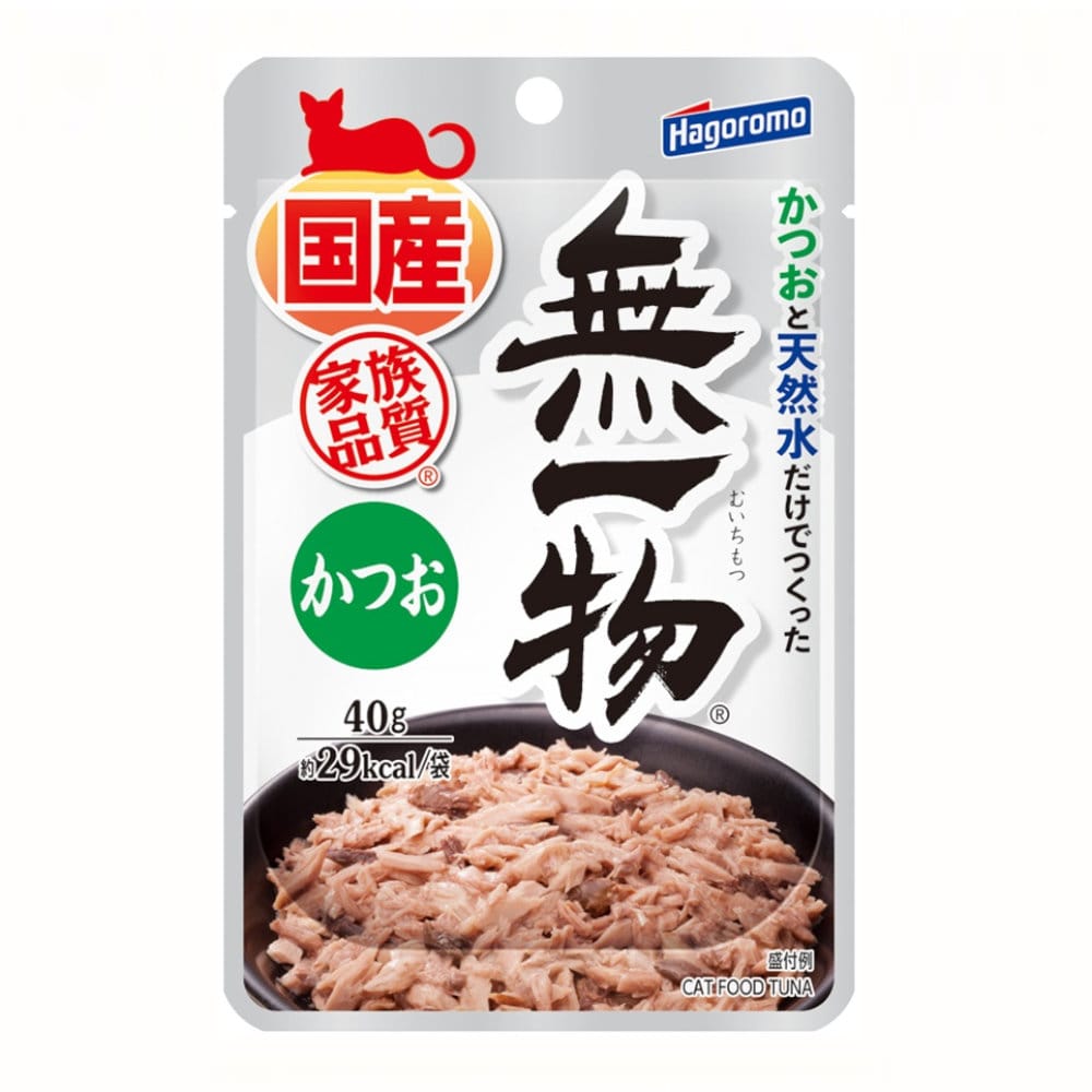 はごろもフーズ　無一物パウチ　かつお　４０ｇ