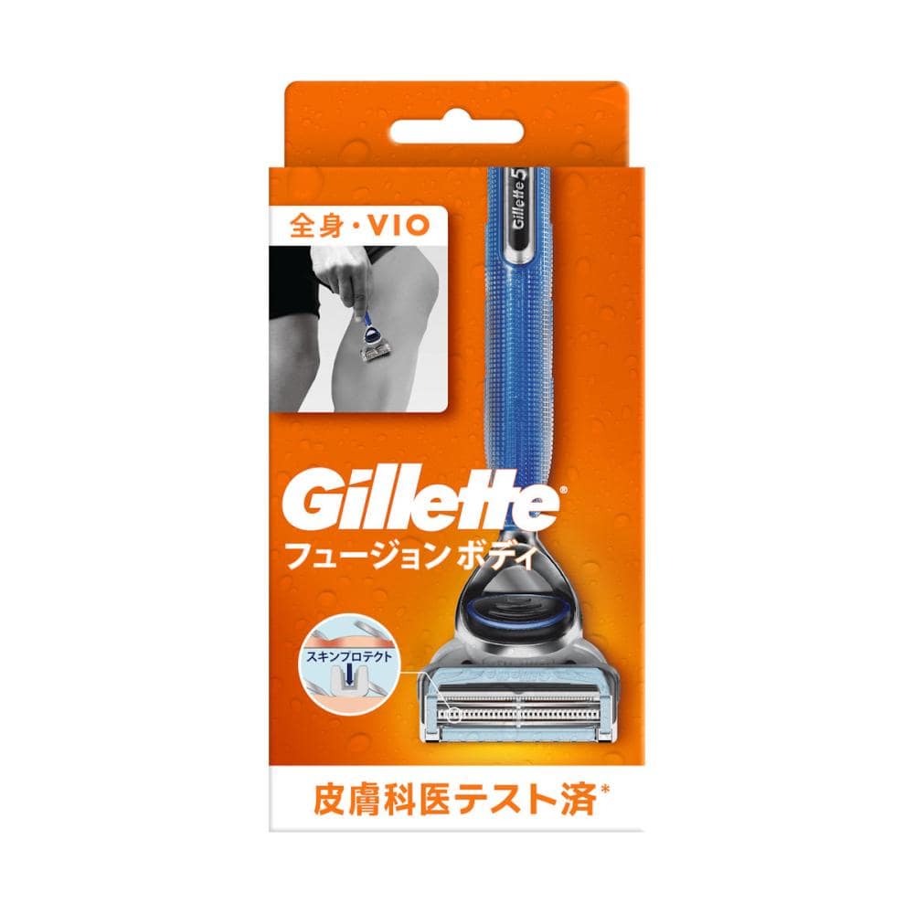 Ｐ＆Ｇ　ジレットフュージョンボディ　ホルダー本体＋替刃１個セット