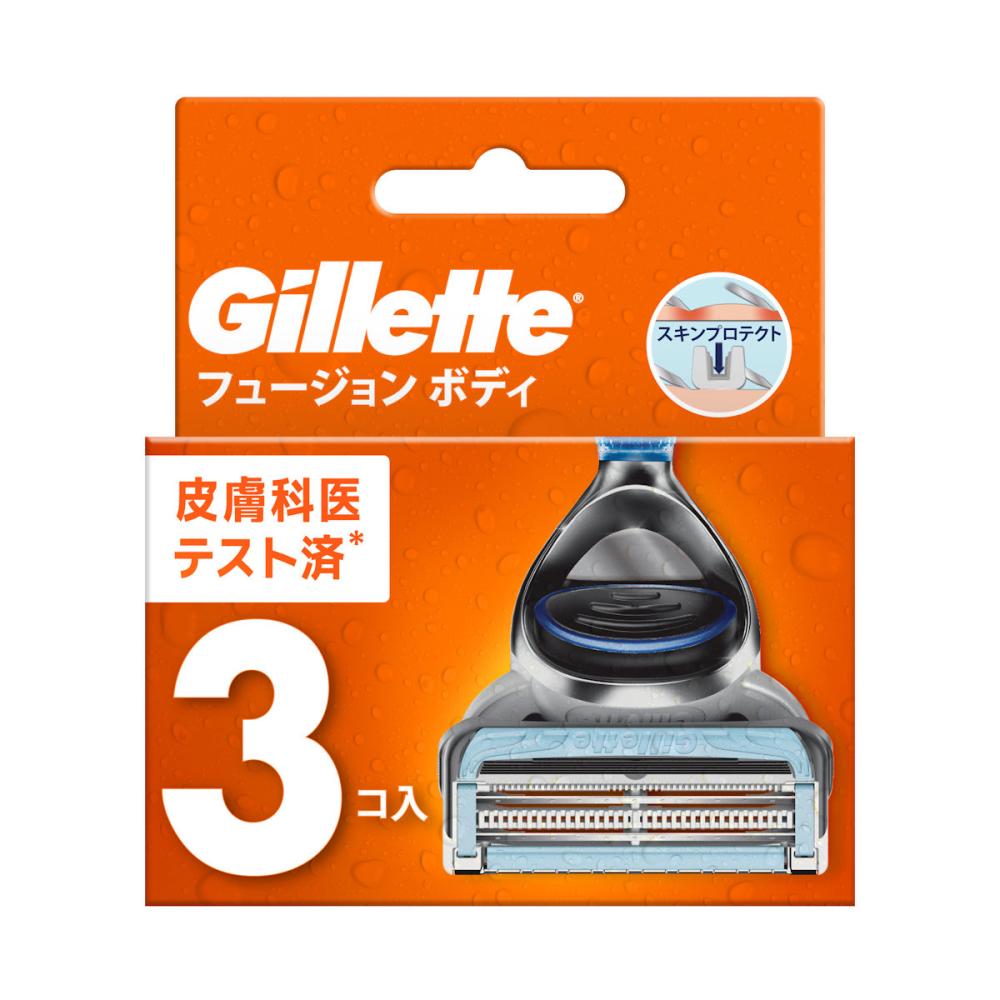Ｐ＆Ｇ　ジレットフュージョン　ボディ　替刃３個入り