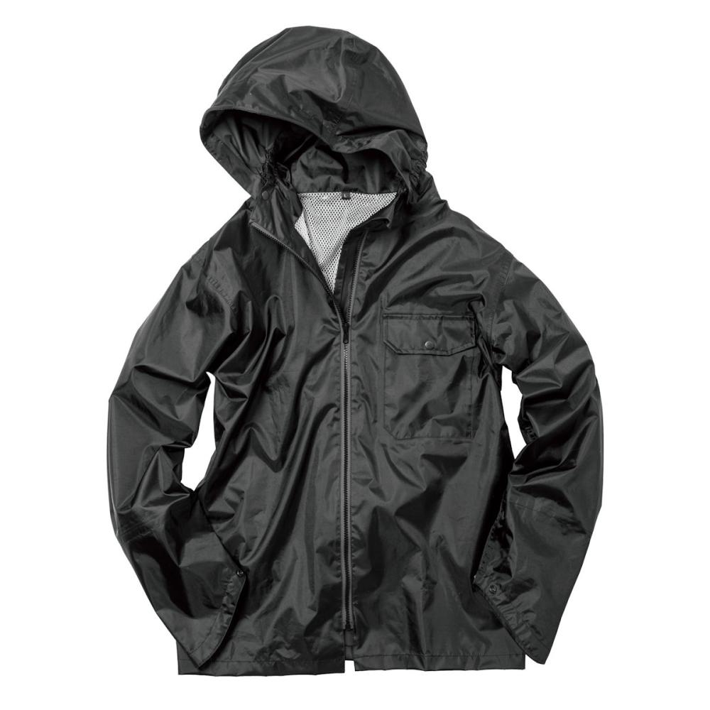 マック　いぶし銀レインスーツ２　ブラック　Ｌ