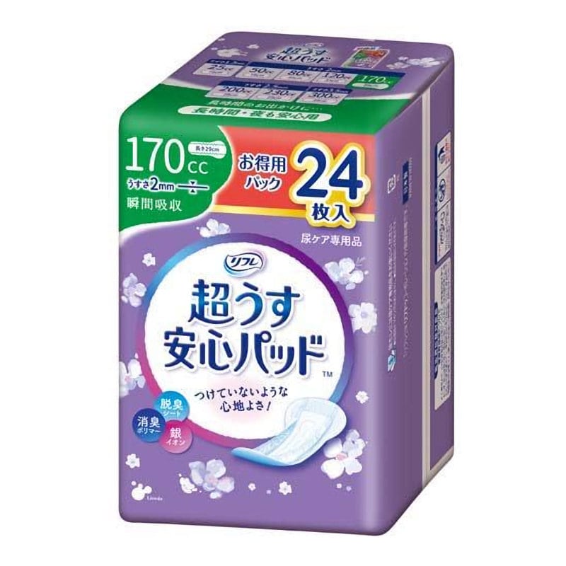 リブドゥ　リフレ　超うす安心パッド　１７０ｃｃ　２４枚