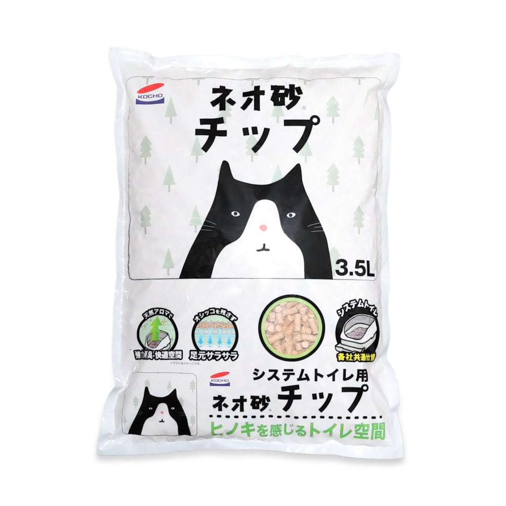 コーチョー　システムトイレ用　ネオ砂チップ　３．５Ｌ