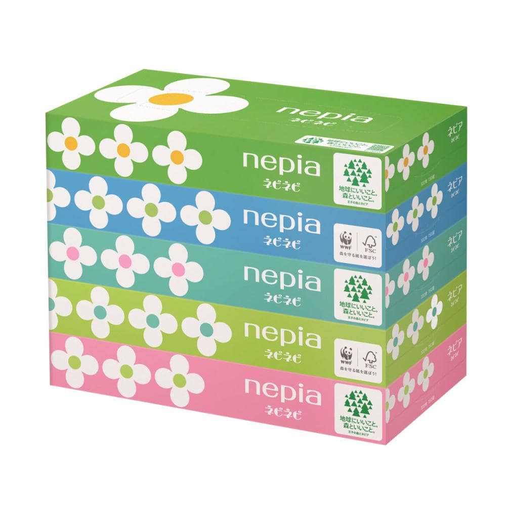 王子ネピア　ネピネピティッシュ　１５０組×５個入り