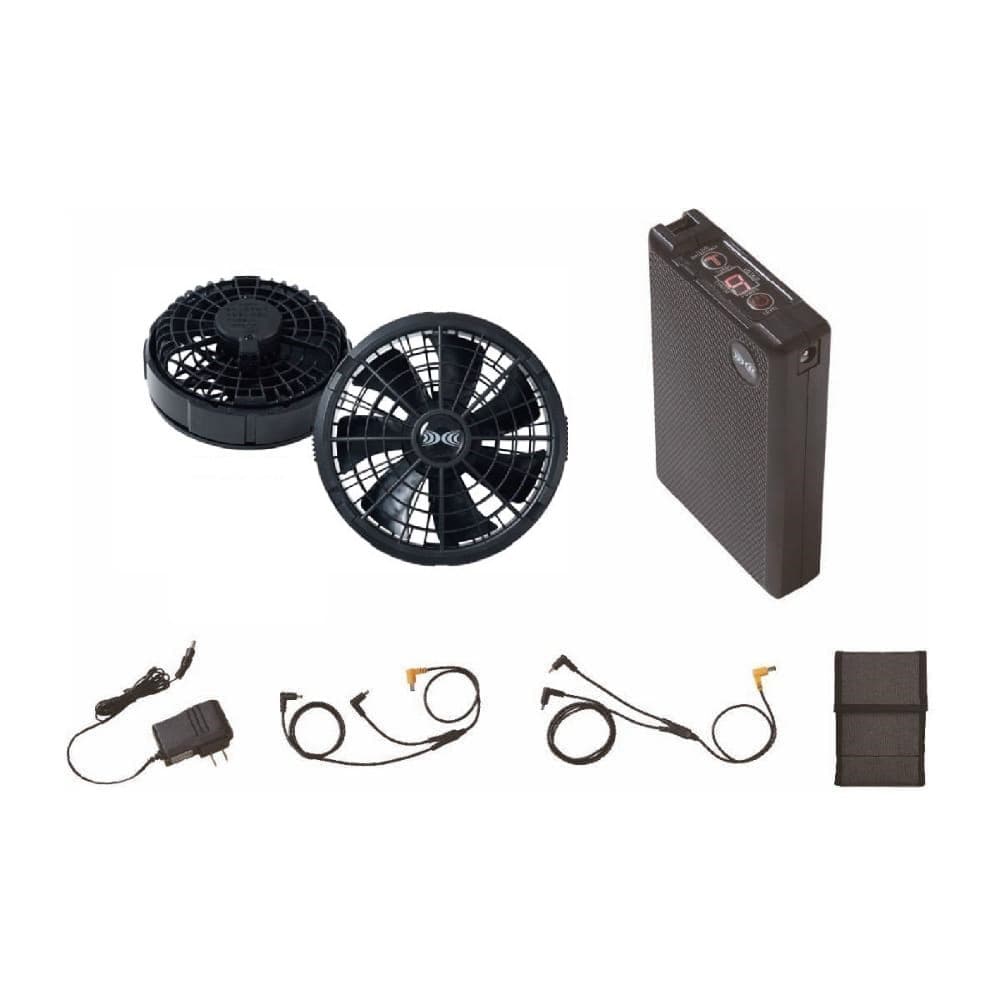 ジーベック　空調デバイス１８Ｖスターターキット　ブラック　ＸＳ２３０１１