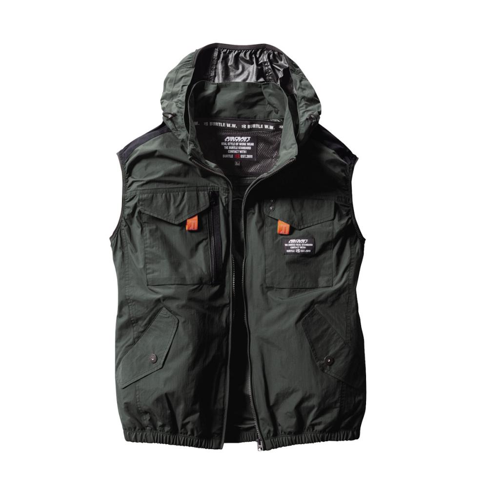 ＢＵＲＴＬＥ（バートル）　エアクラフトＡＣタクティカルベスト１１５４　ミルスグリーン　ＸＬ