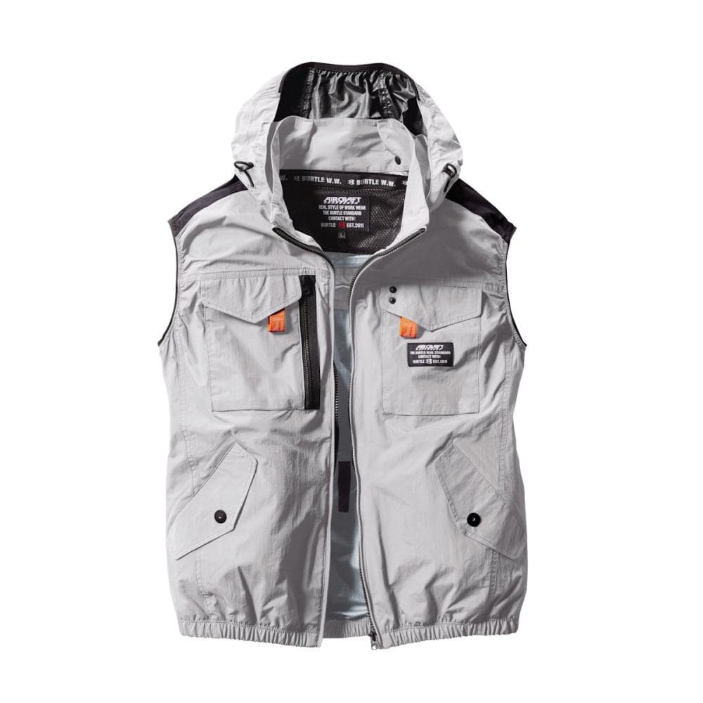 ＢＵＲＴＬＥ（バートル）　エアクラフトＡＣタクティカルベスト１１５４　アッシュグレー　Ｌ