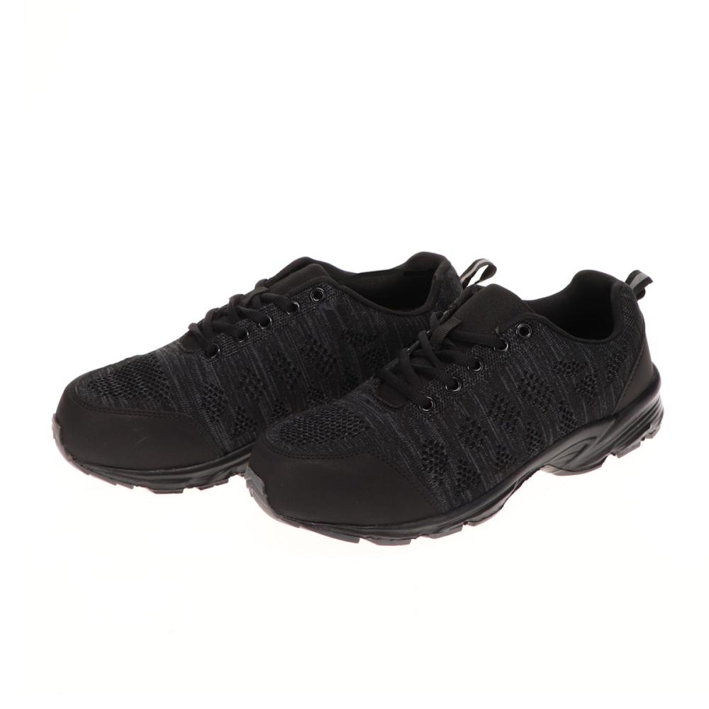 Ｋ＋ＷＯＲＫＳ　メッシュセーフティーシューズ　チャコール　２５．０ｃｍ