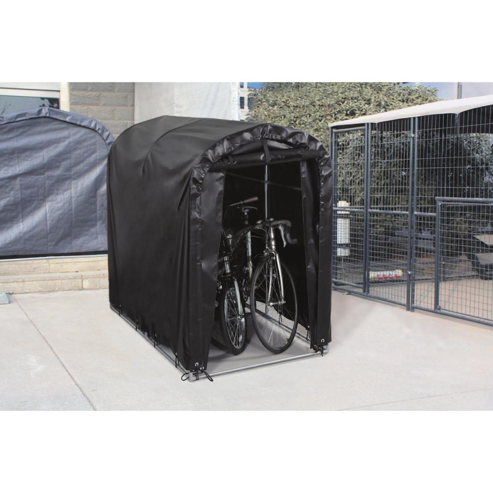 你的品牌名　簡単組立　高耐久サイクルハウス　２台用