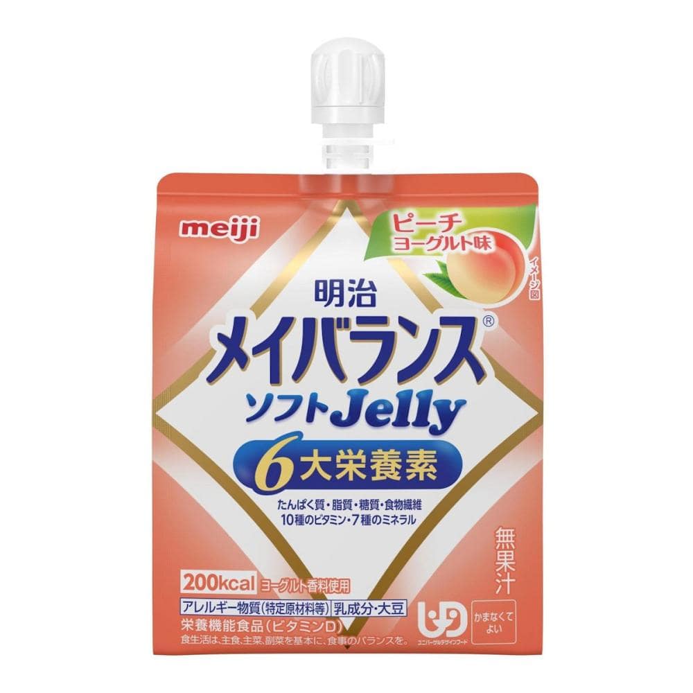 明治　メイバランス　ソフトＪｅｌｌｙ　ピーチヨーグルト味　１２５ｍＬ