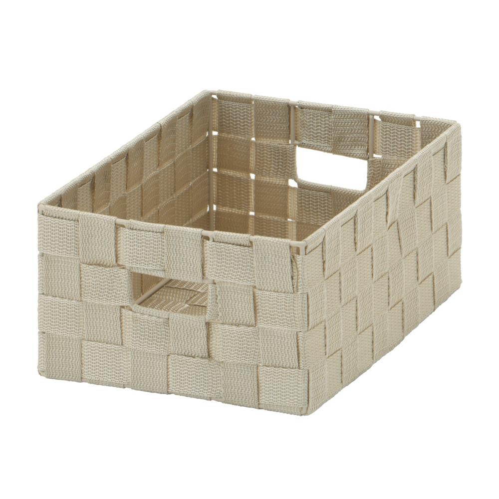 アテーナライフ　ＰＰインナーボックス　ベージュ　クォーター　幅１９×高さ１２×奥行２６ｃｍ