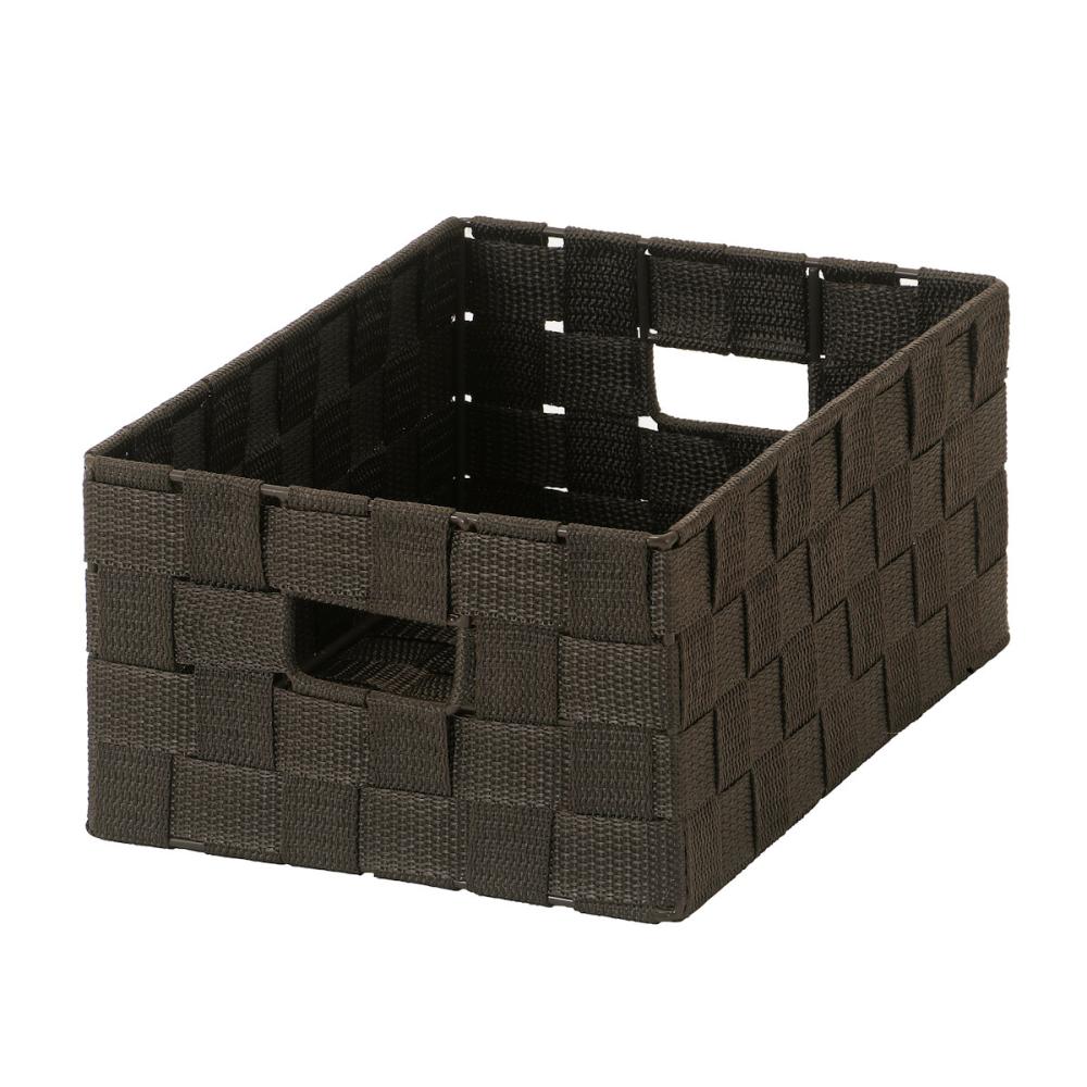 アテーナライフ　ＰＰインナーボックス　ダークブラウン　クォーター　幅１９×高さ１２×奥行２６ｃｍ