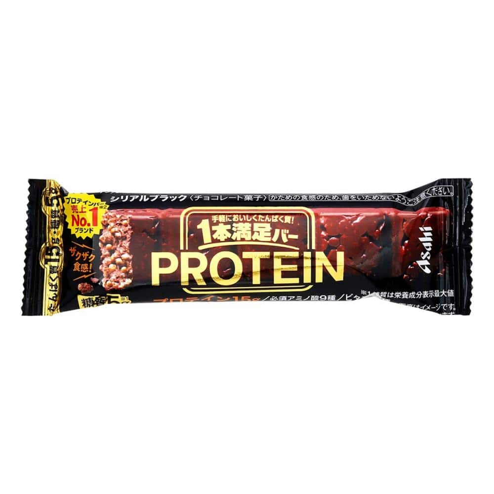 アサヒ　１本満足バー　プロテインブラック