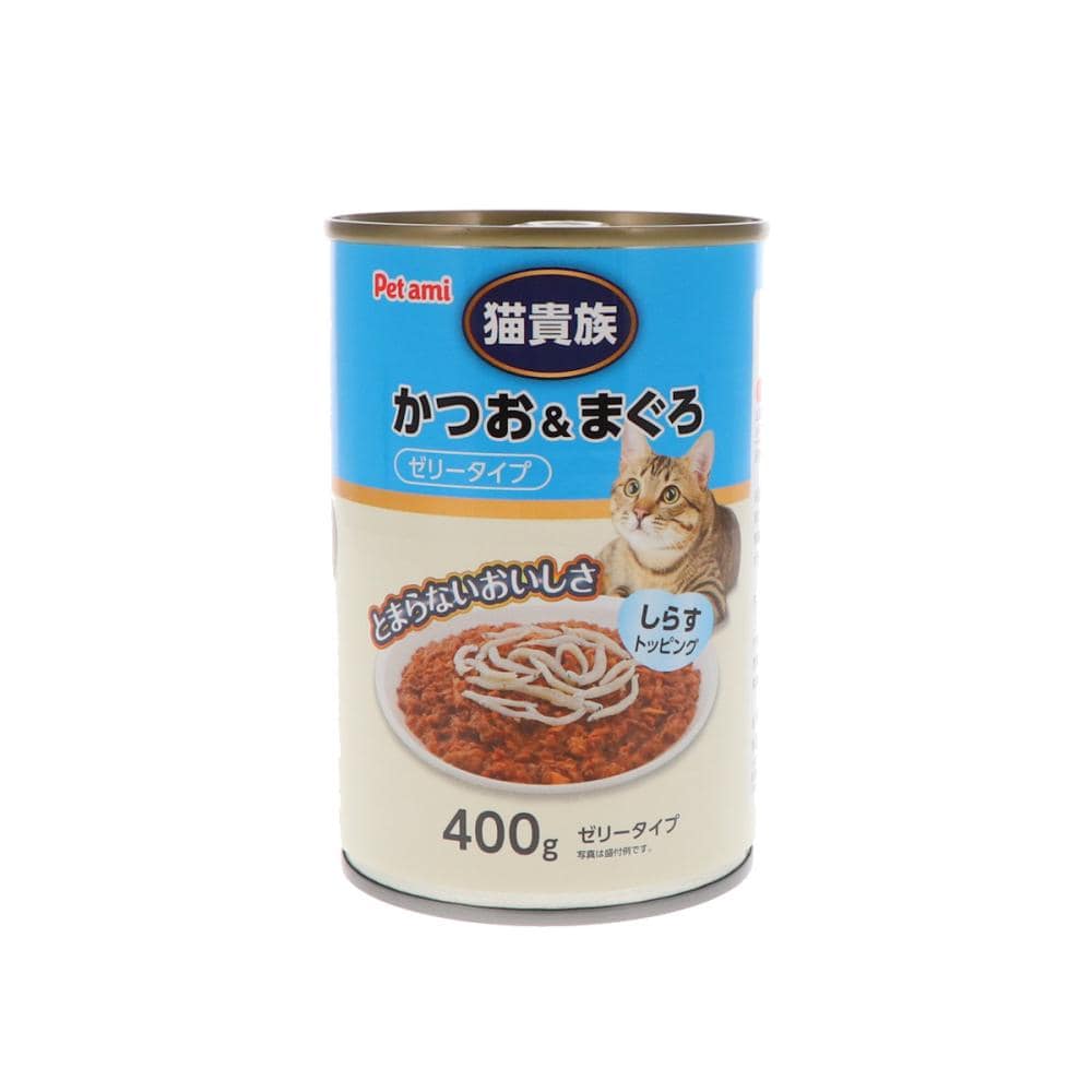 Ｐｅｔａｍｉ　猫貴族　かつお＆まぐろ　しらす入り　４００ｇ
